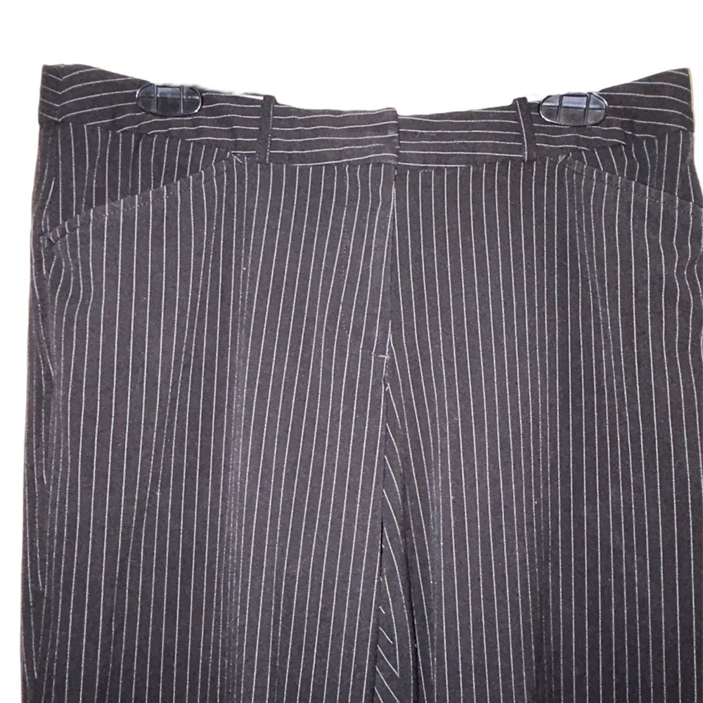 Worthington • Dress Pants, Slacks, Black with White Pinstripes, Straight, 10P - Picture 4 of 10